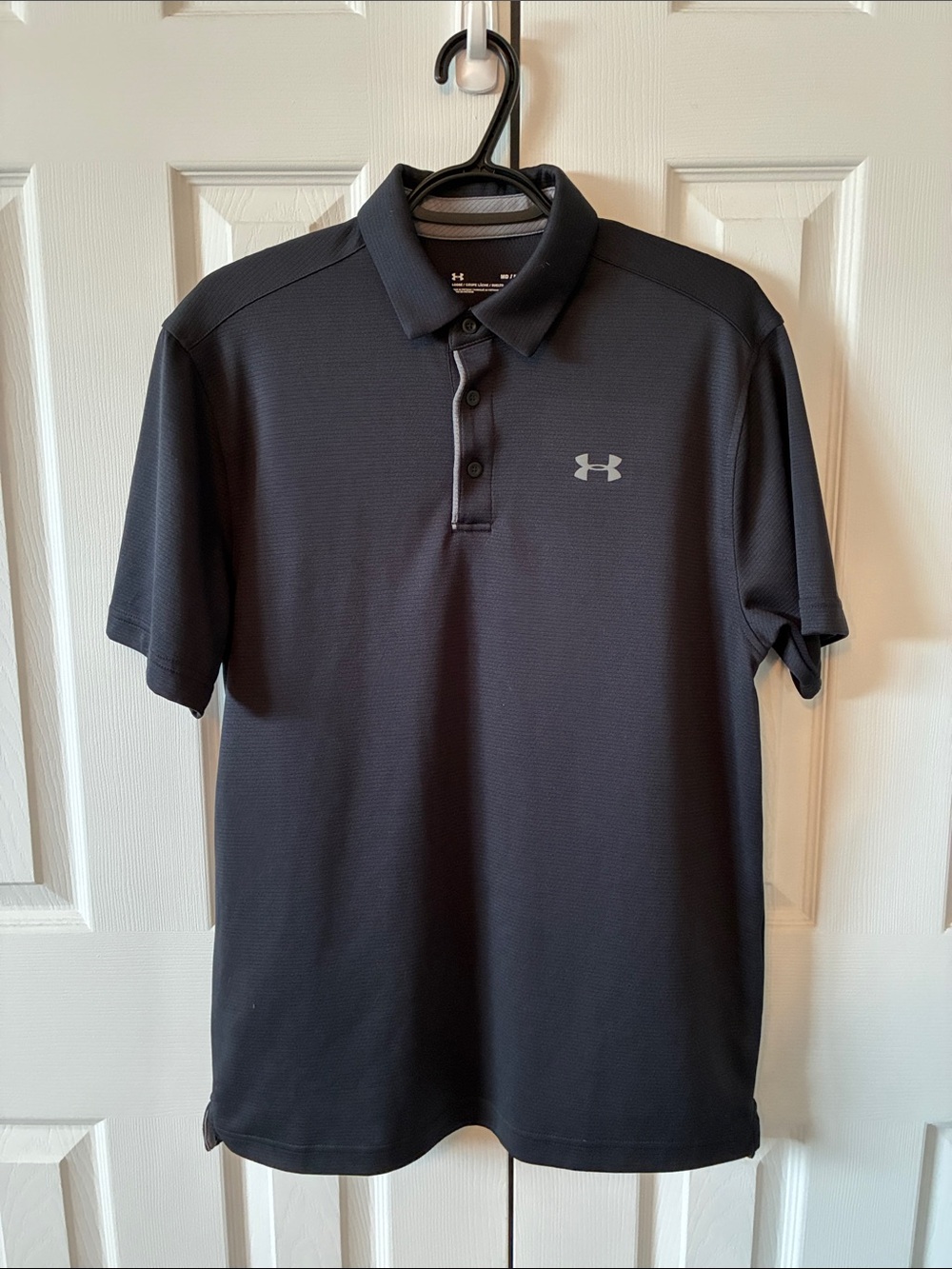 Under Armour Men’s Charcoal Short-Sleeve Polo